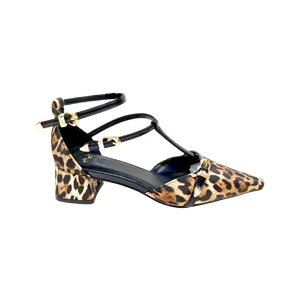 Jerryshoes leopard print Mary Jane heels - bold fashion statement