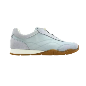 Jerryshoes light blue retro sneakers - clean casual footwear