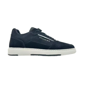 Jerryshoes navy blue suede sneakers - stylish casual shoes